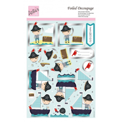 Anita's Foiled Decoupage Shiver Me Timbers (ANT 169919)